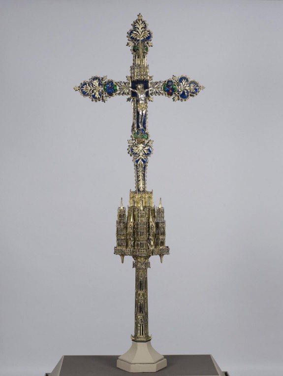 Processional Cross with Crucified Christ and God the Father