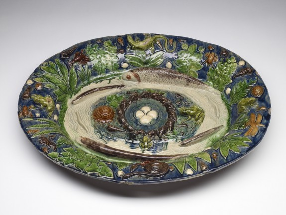 Ornamental Platter with Pond Life