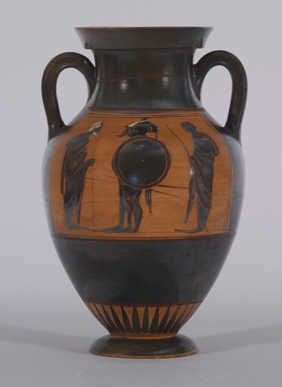 Amphora with Departure Scene and Quadriga | 48.13 | The Walters Art Museum