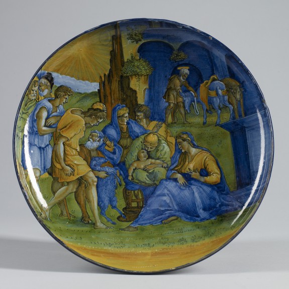 Dish with the Adoration of the Shepherds