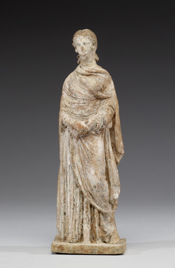 Standing Draped Woman with Clasped Hands