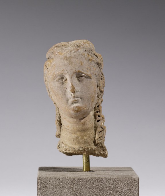 Head of a Woman with Long Curls