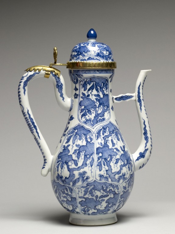 Ewer with Foliated Panels