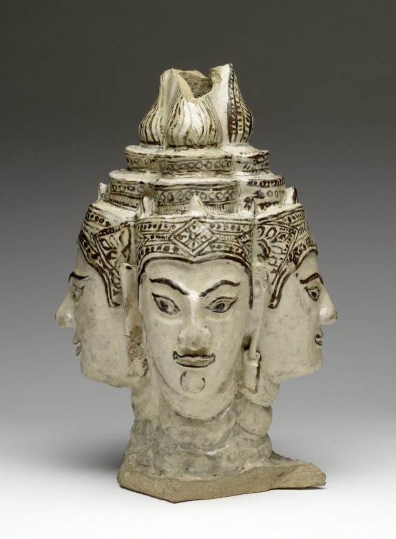 Finial with the Head of the God Brahma
