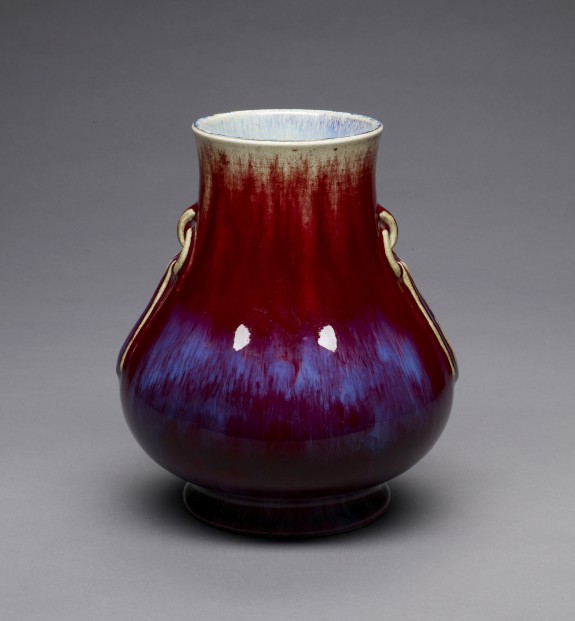 Bulbous Vase with Wide Mouth