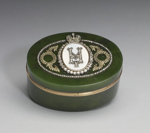 Oval Box with Monogram of Nicholas II
