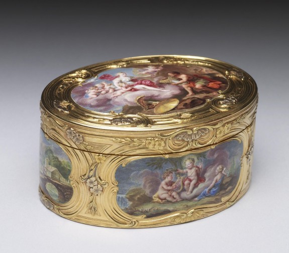 Snuffbox with Mythological Scenes and Landscapes