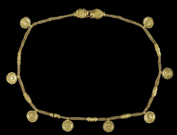 Necklace with Pendant Coins