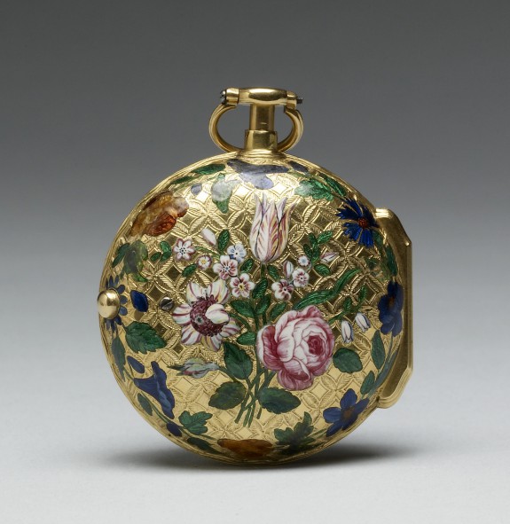 Watch with Floral Decoration