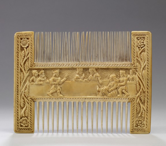 Comb with Secular Scenes