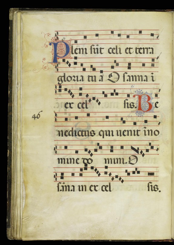 Leaf from Antiphonary | W.153.46V | The Walters Art Museum