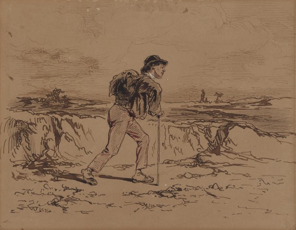 Young Man with Knapsack