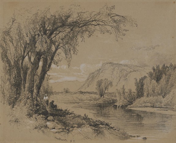 Mountain and River Scene
