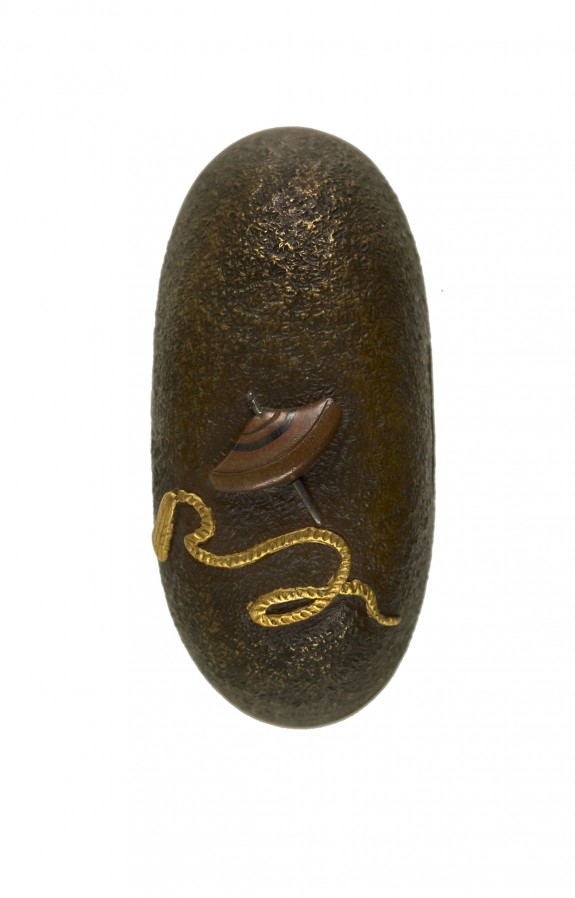 Kashira with Spinning Top
