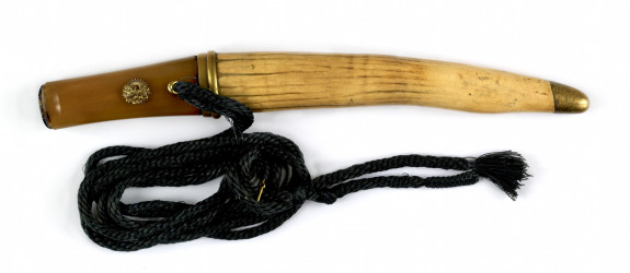 knife (kata) with antler sheath