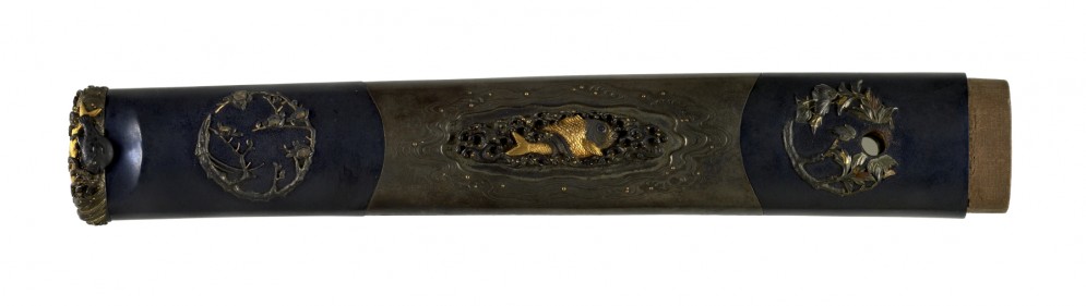 Tsuka with Fish and Flowers
