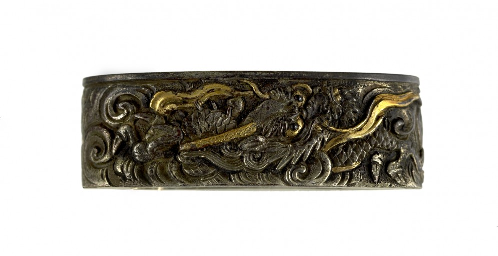 Fuchi with Clouds and Dragons
