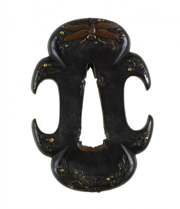 Tsuba with Insects