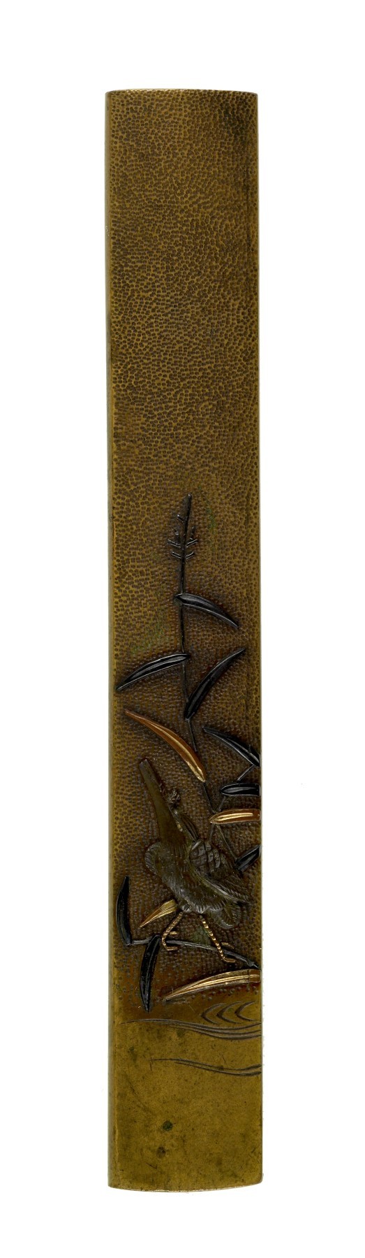 Kozuka with a Kingfisher in Reeds