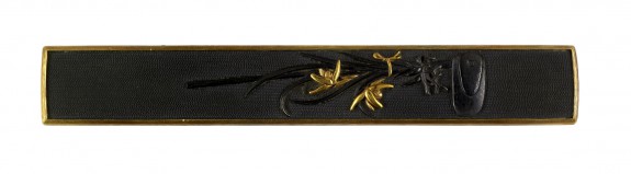 Kozuka with a Spade and Orchids