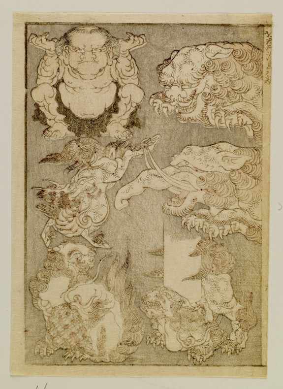 Leaf from Hokusai Manga