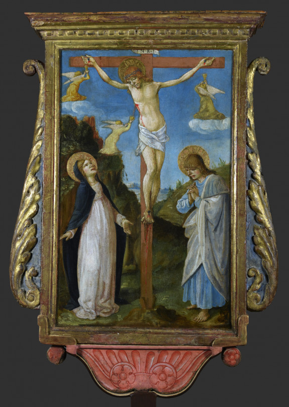 The Crucifixion; Saint Michael