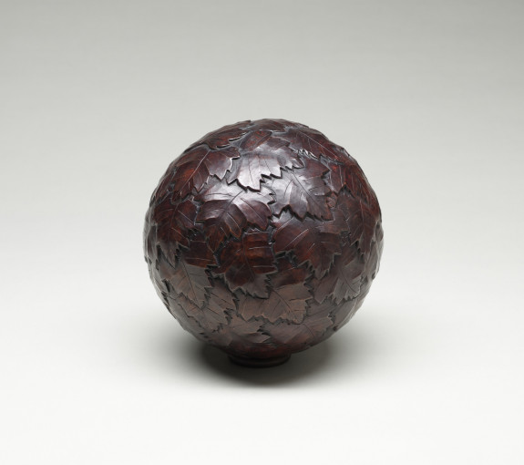 Sphere with Leaf Decoration