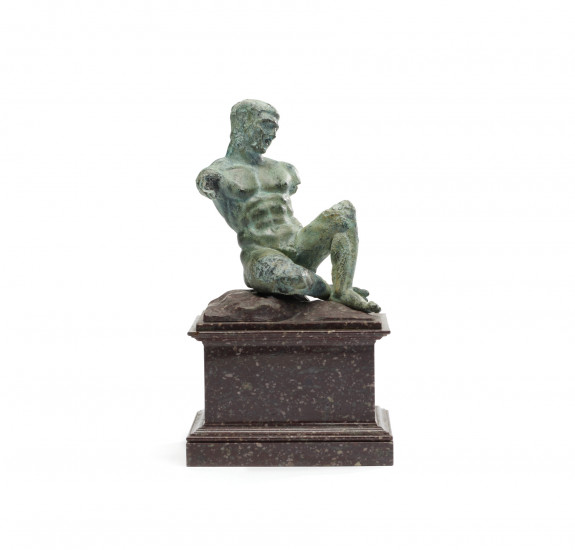 Statuette of an Athlete on a marble block