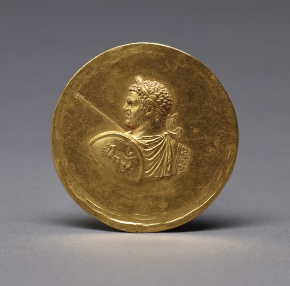Medallion With Roman Emperor Caracalla 59 3 The Walters Art Museum