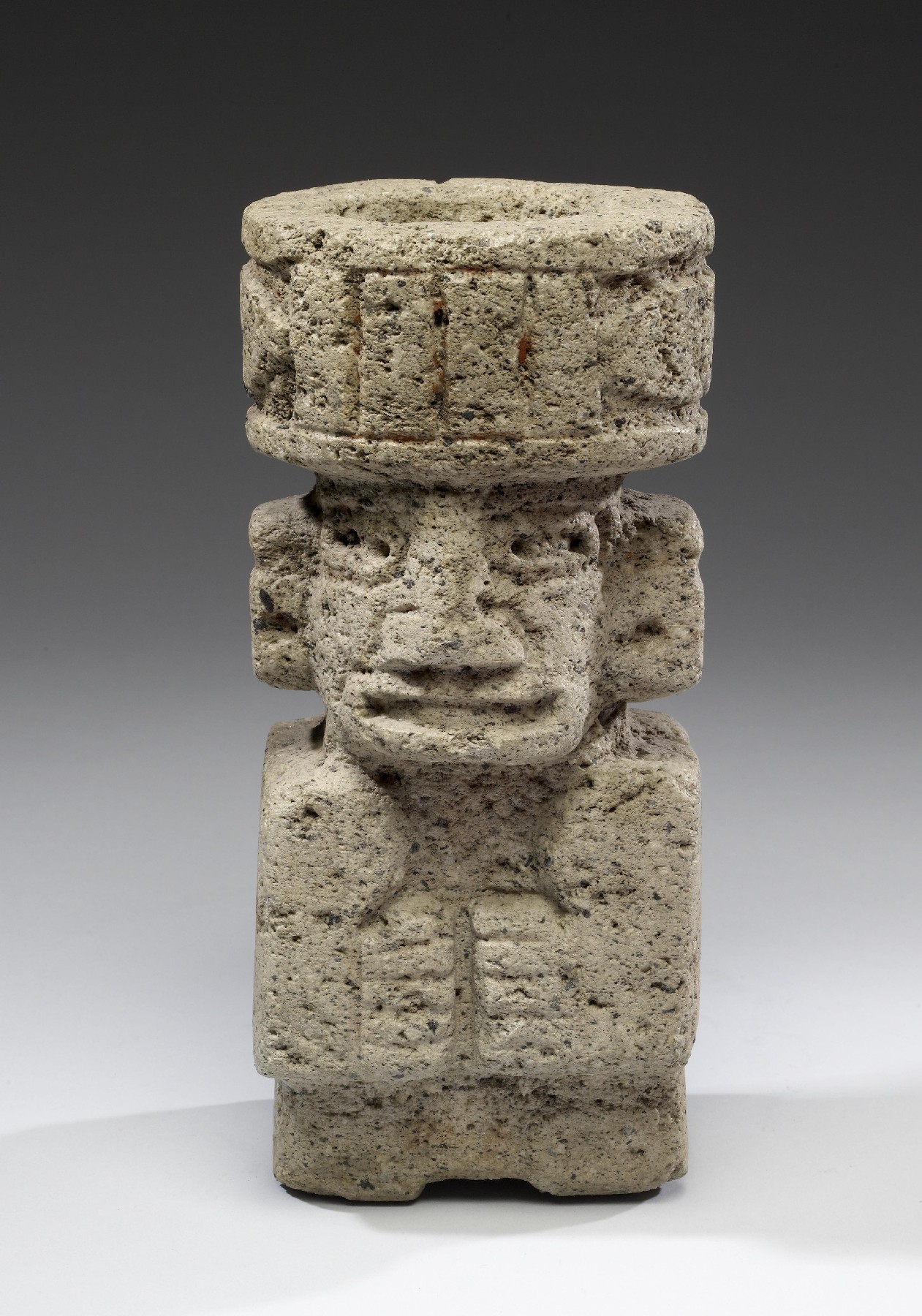 [OS] Xiuhtecuhtli (?) Effigy Incense Burner. Central Mexico. Toltec or ...