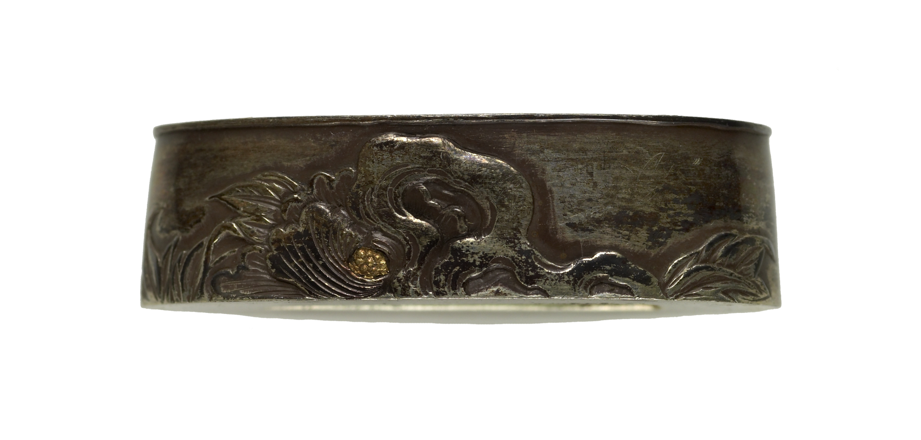 Image for Fuchi with Peony and Swallow