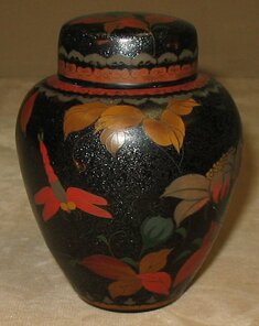 Image for Tea Caddy or Covered Jar with Dragonfly