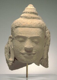 Image for Head of the Buddha, from a Naga-Protected Buddha