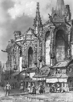 Image for Street Scene with Gothic Building