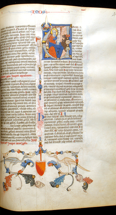 Image for Leaf from Bentivoglio Bible