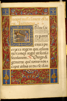 Image for Leaf from Rangoni Bentivoglio Book of Hours
