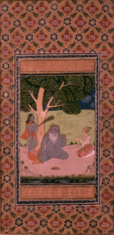 Image for Single Leaf of Shah Sarmad and Prince Dara Shikoh