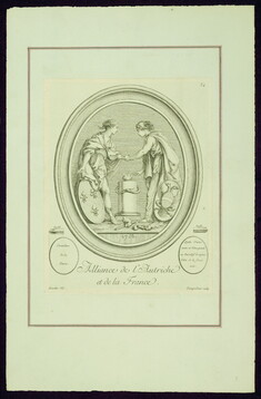 Image for Alliance of Austria and France, from Madame de Pompadour's "Suite of Prints"