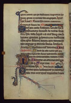 Image for Leaf from Hours and Psalter