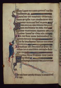 Image for Leaf from a Book of Hours: Scribal Error Corrected