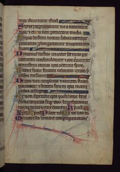 Image for Leaf from Hours and Psalter