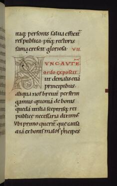 Image for Unfinished decorated initial N