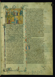 Image for Initial L with Crucifixion