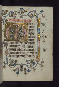 Image for Initial M with Floral Decoration