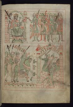 Image for King Nebuchadnezzar orders soldiers to lay siege to Jerusalem; Jerusalem is taken