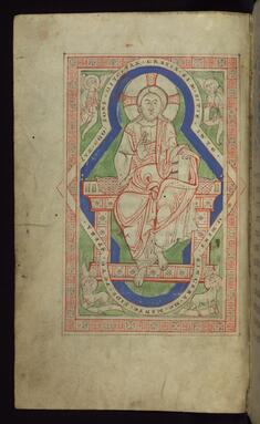 Image for Leaf from the Melk Missal: Christ in Majesty
