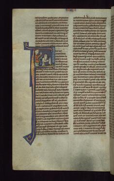 Image for Historiated Initial "F" with Hannah and Eli