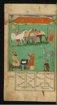 Image for A Woodcutter’s Miserable Donkey who Envies the King’s Horses, Fed with Delicious Grain