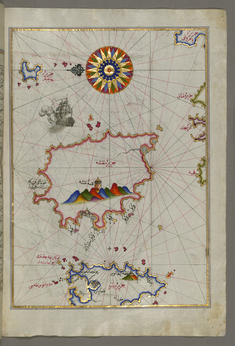 Image for Map of the Island of Naxos in the Southeastern Aegean Sea