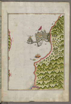 Image for Map of the Methana Fortress in the Saronikos Bay